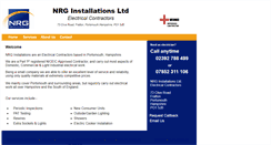 Desktop Screenshot of nrginstallations.co.uk